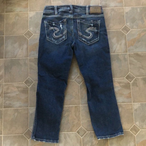 Silver Suki Jean Capris - Picture 6 of 6